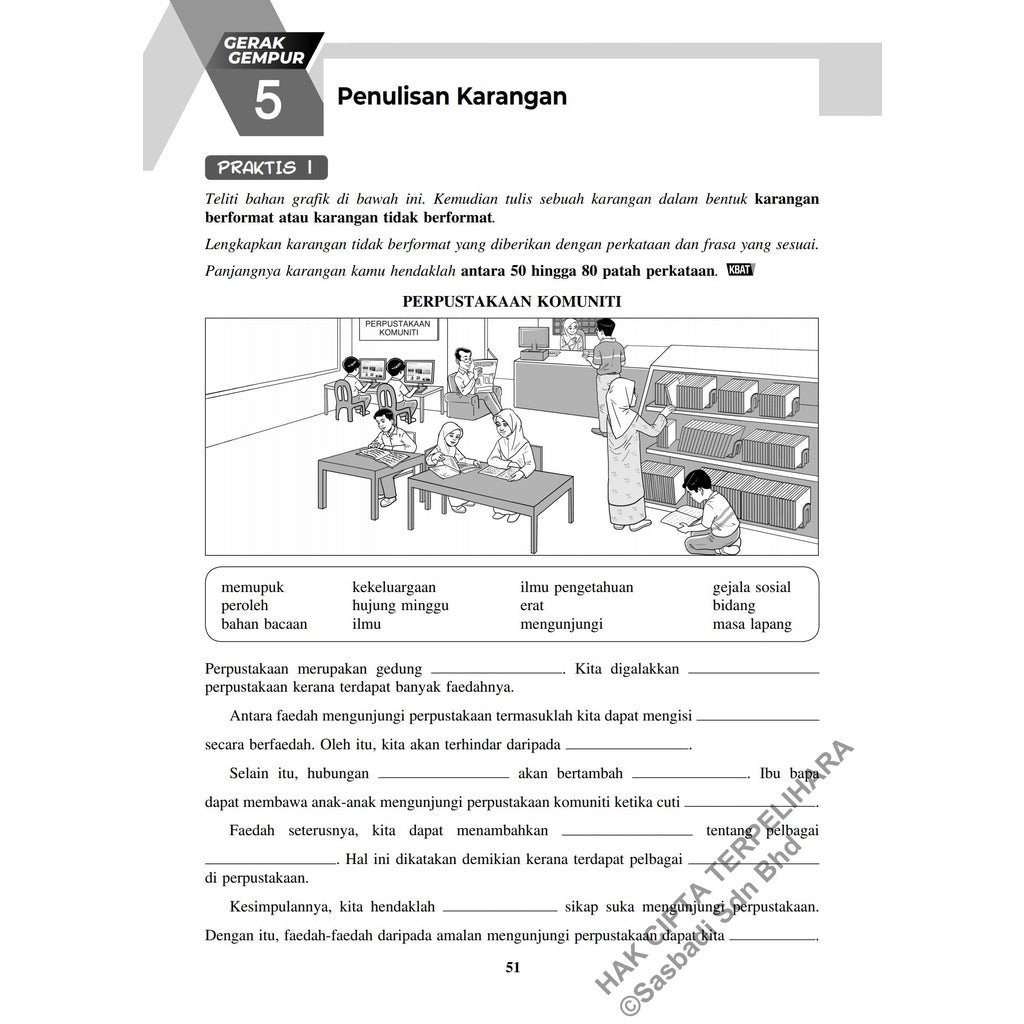 Gerak Gempur UASA KSSR Bahasa Melayu Tahun 4