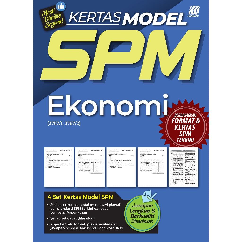 Kertas Model SPM Ekonomi (Edisi 2023)