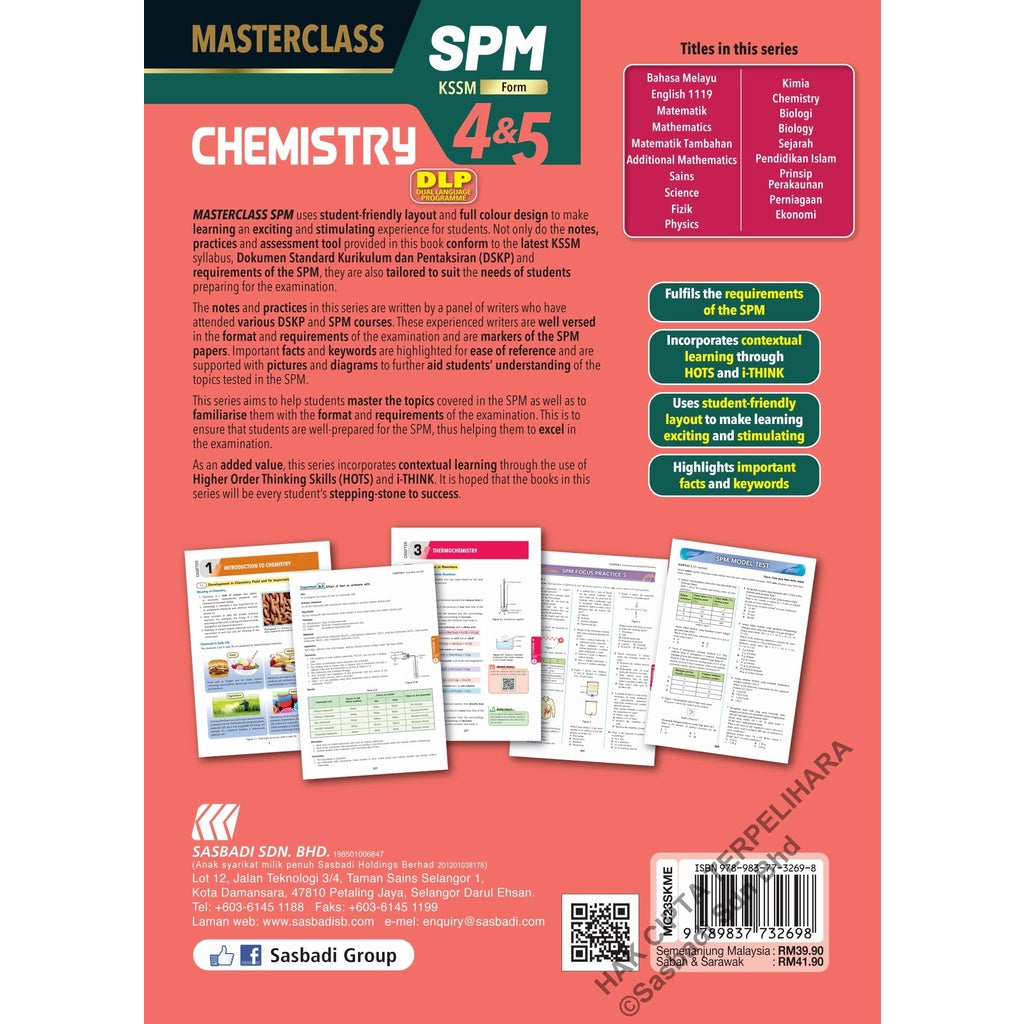 MasterClass SPM Chemistry (Edisi 2023)
