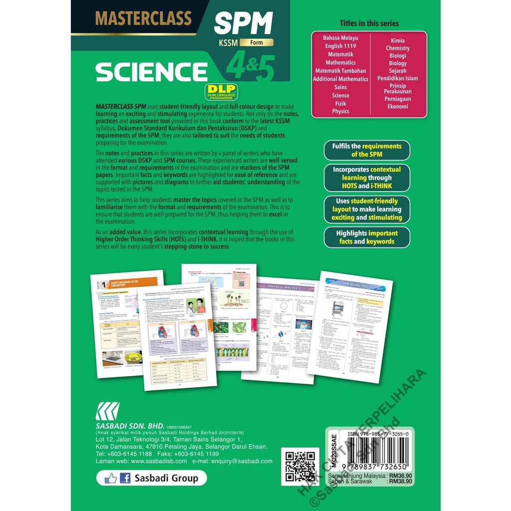MasterClass SPM Science (Edisi 2023)