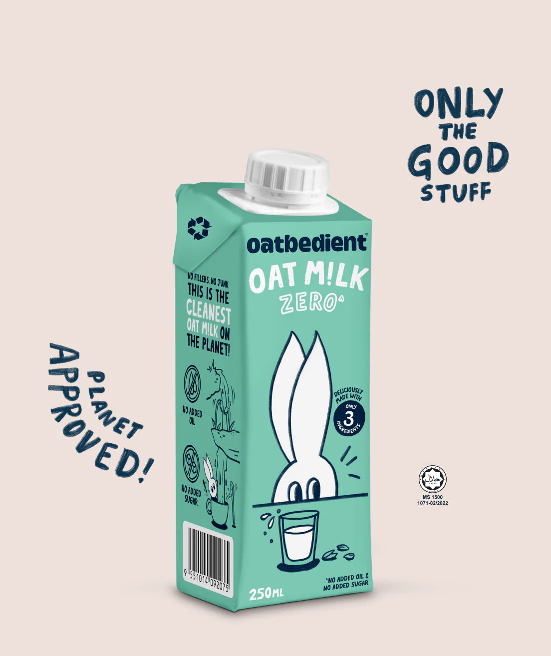 OATBEDIENT Oat Milk RTD Zero 250ml