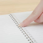 KOKUYO Campus Soft Ring Kraft Cover A5 5mm Grid 80s