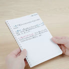 KOKUYO Campus Soft Ring Kraft Cover A5 5mm Grid 80s