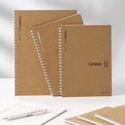 KOKUYO Campus Soft Ring Kraft Cover A5 5mm Grid 80s