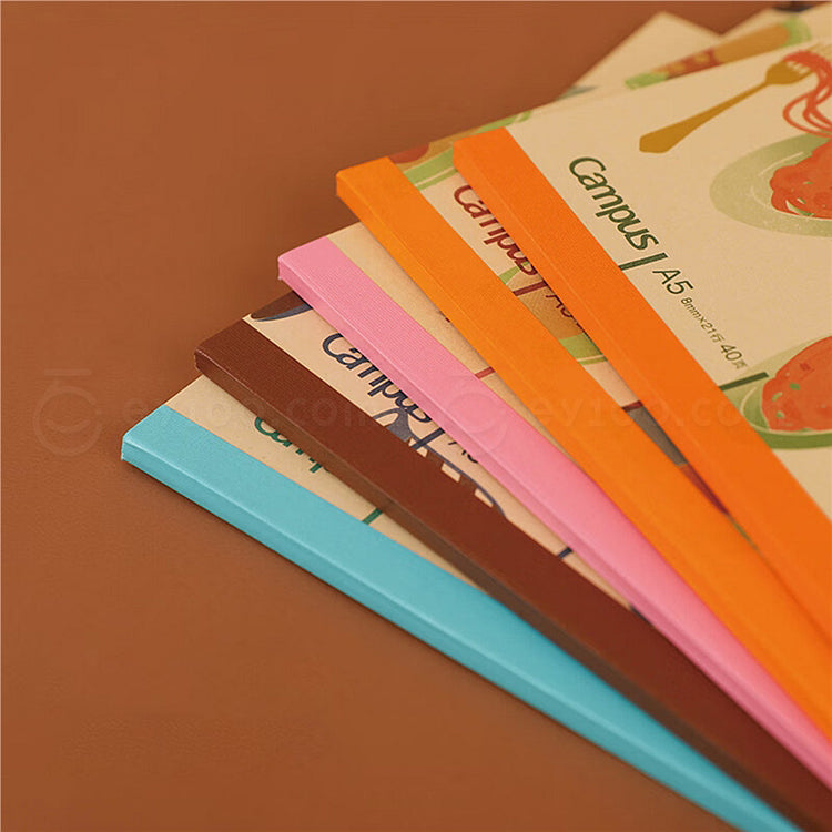 KOKUYO Campus Notebook A5 Gourmet Food Dot Ruled Assorted