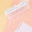 KOKUYO Campus 8-Hole Puncher WSG-PN01W White