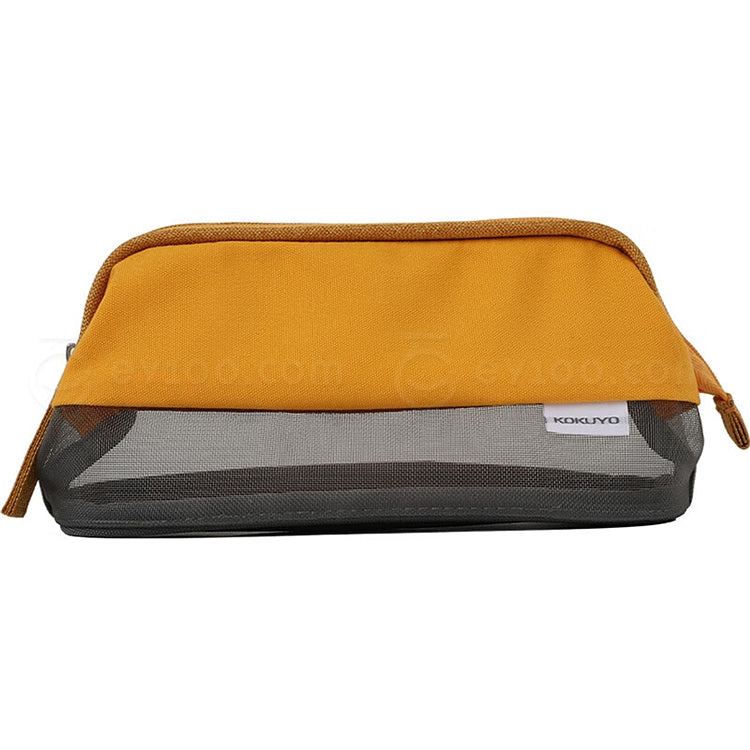 KOKUYO Half Mesh Pen Case WSG-PC272 Yellow