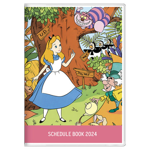 SUN-STAR 2024 Schedule Book A6 Monthly Disney Alice