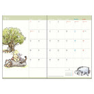 SUN-STAR 2024 Schedule Book B6 Monthly Disney Pooh Sprinkle