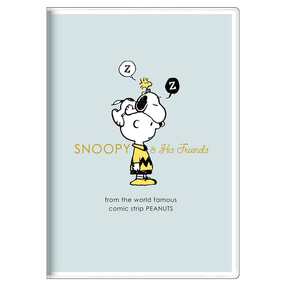 SUN-STAR 2024 Schedule Book B6 Monthly Peanuts Snoopy Light Blue