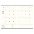 SUN-STAR 2024 Schedule Book B6 Monthly Moomin Night Sky