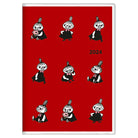 SUN-STAR 2024 Schedule Book B6 Monthly Moomin Little My