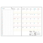 SUN-STAR 2024 Schedule Book B6 Monthly Moomin Little My