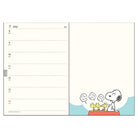 SUN-STAR 2024 Schedule Book B6 Weekly Story Book Peanuts Snoopy Sprinkle