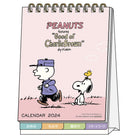 SUN-STAR 2024 Desk Calendar Message Peanuts Vintage