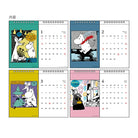 SUN-STAR 2024 Desk Calendar Postcard Moomin