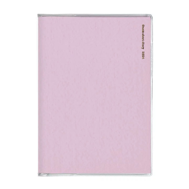 SUN-STAR 2024 Schedule Book A5 Monthly APJ Gantt Chart Pink