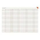 SUN-STAR 2024 Schedule Book A5 Monthly APJ Gantt Chart Ivory