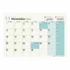 SUN-STAR 2024 Desk Calendar APJ Eco Type Colour Block