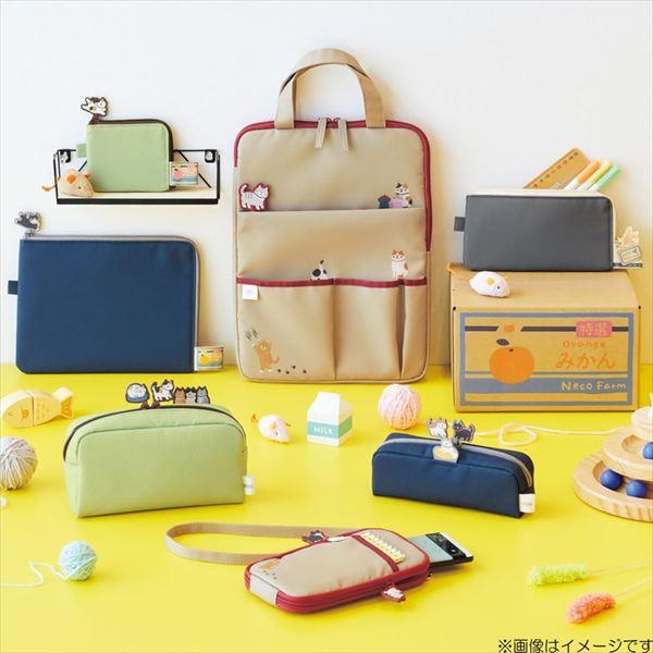 LIHIT LAB Cat's Daily Routine Carrying Sleeve Vertical 340x250x25mm Black