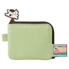 LIHIT LAB Cat's Daily Routine Flat Card Pouch Green