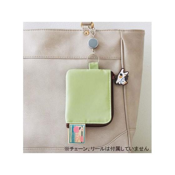 LIHIT LAB Cat's Daily Routine Flat Card Pouch Green