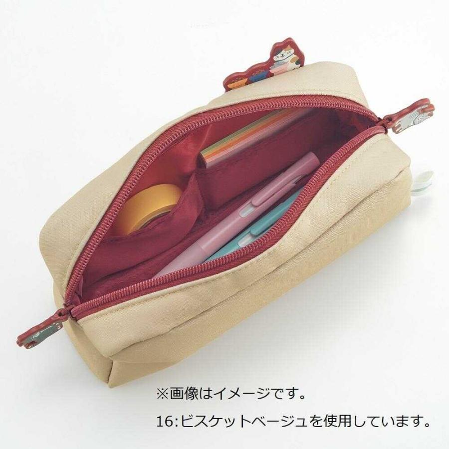 LIHIT LAB Cat's Daily Routine Box Pen Pouch Large Blue