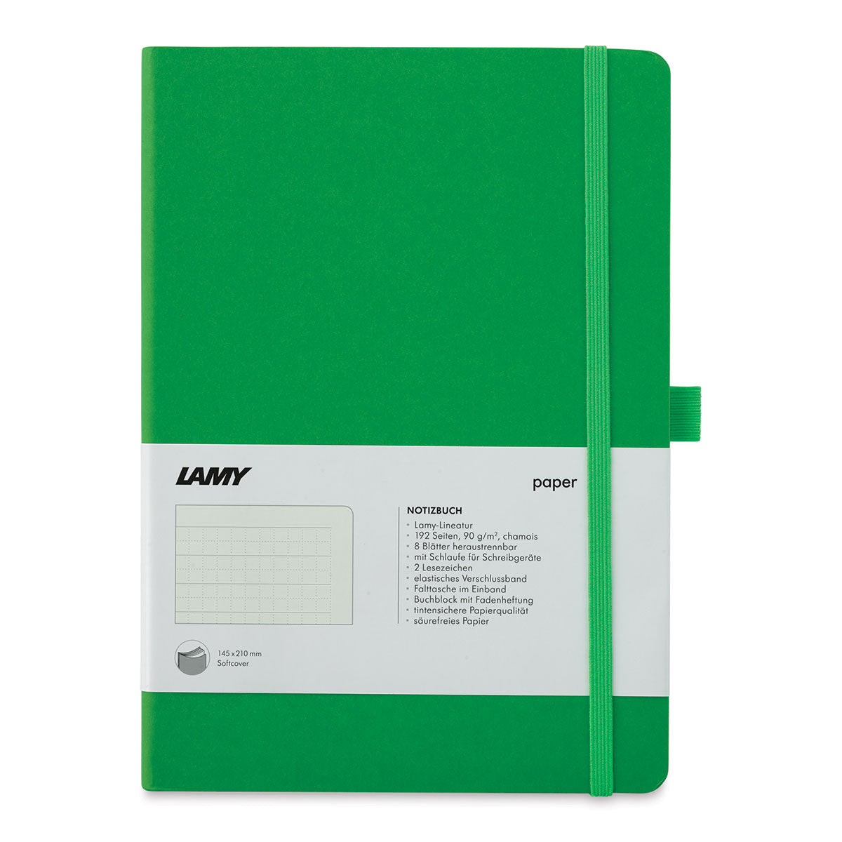 LAMY paper B3 Softcover Notebook A5 Grid Ruled Green VT4034274