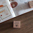 EILEENTAI.85 Rubber Stamp Beary Ordinary Days:Eat First Think Later
