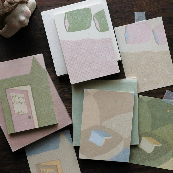 SOM STUDIO x bighands Memo Pad Moments at Home:Home Sweet Home