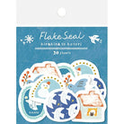 FURUKAWASHIKO Flake Seal Glitter and Birds