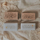 BIGHANDS Rubber Stamp Girl in Flower Bed