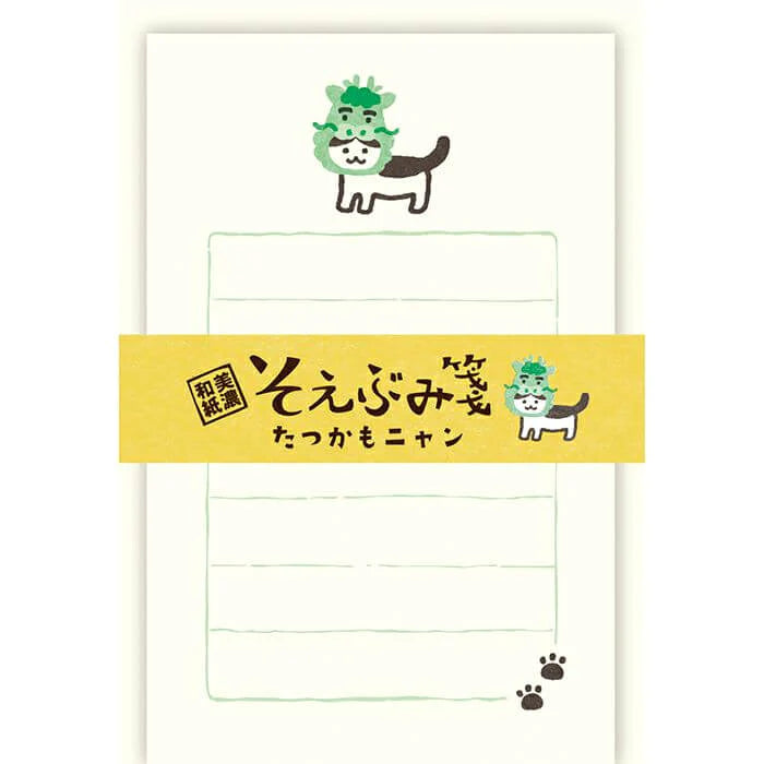 FURUKAWASHIKO Letter Set Cat with Dragon