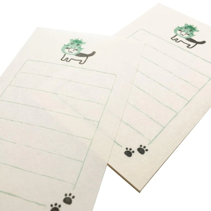 FURUKAWASHIKO Letter Set Cat with Dragon