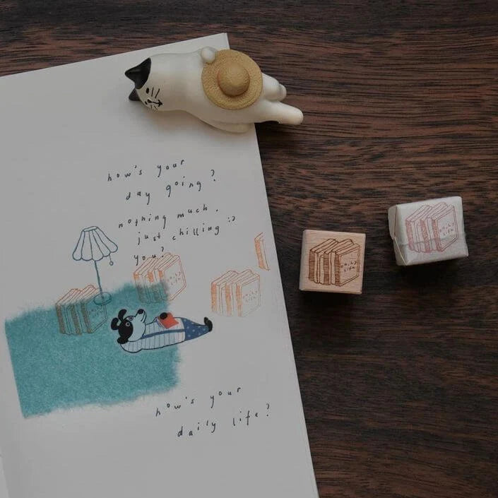 BIGHANDS Rubber Stamp Little Things In Life:Books