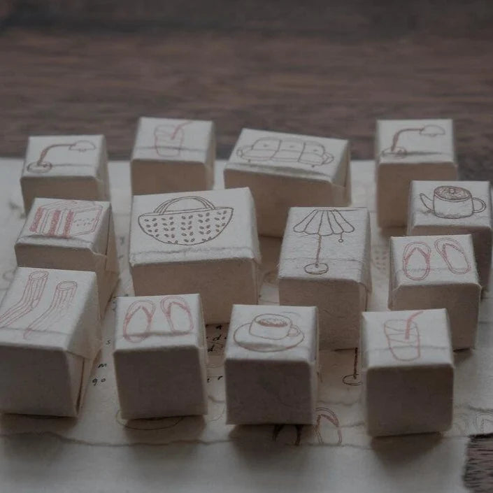 BIGHANDS Rubber Stamp Little Things In Life:Books