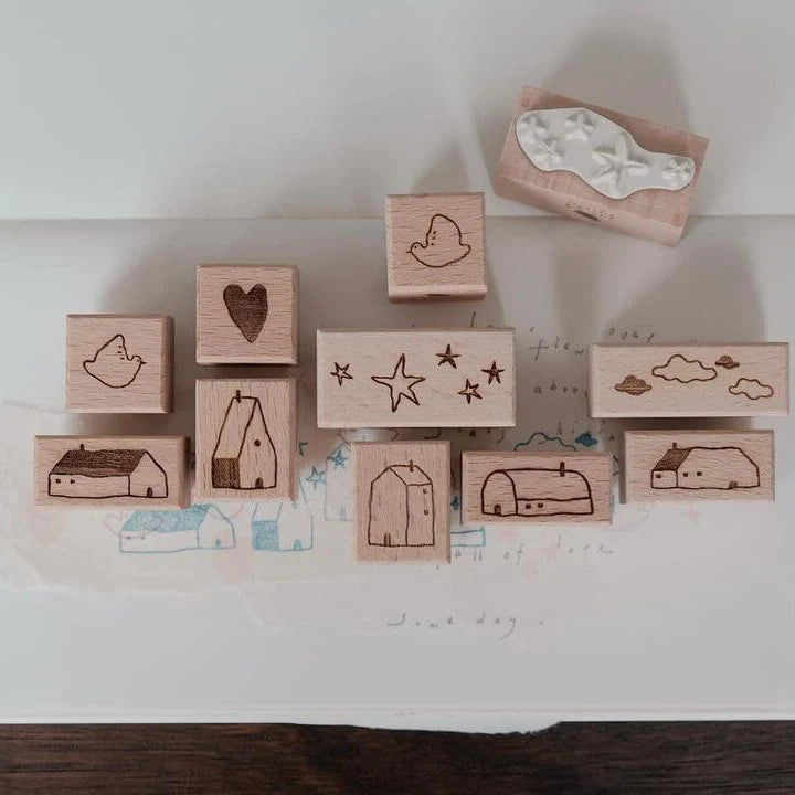 BIGHANDS Rubber Stamp Collection Someday:Stars