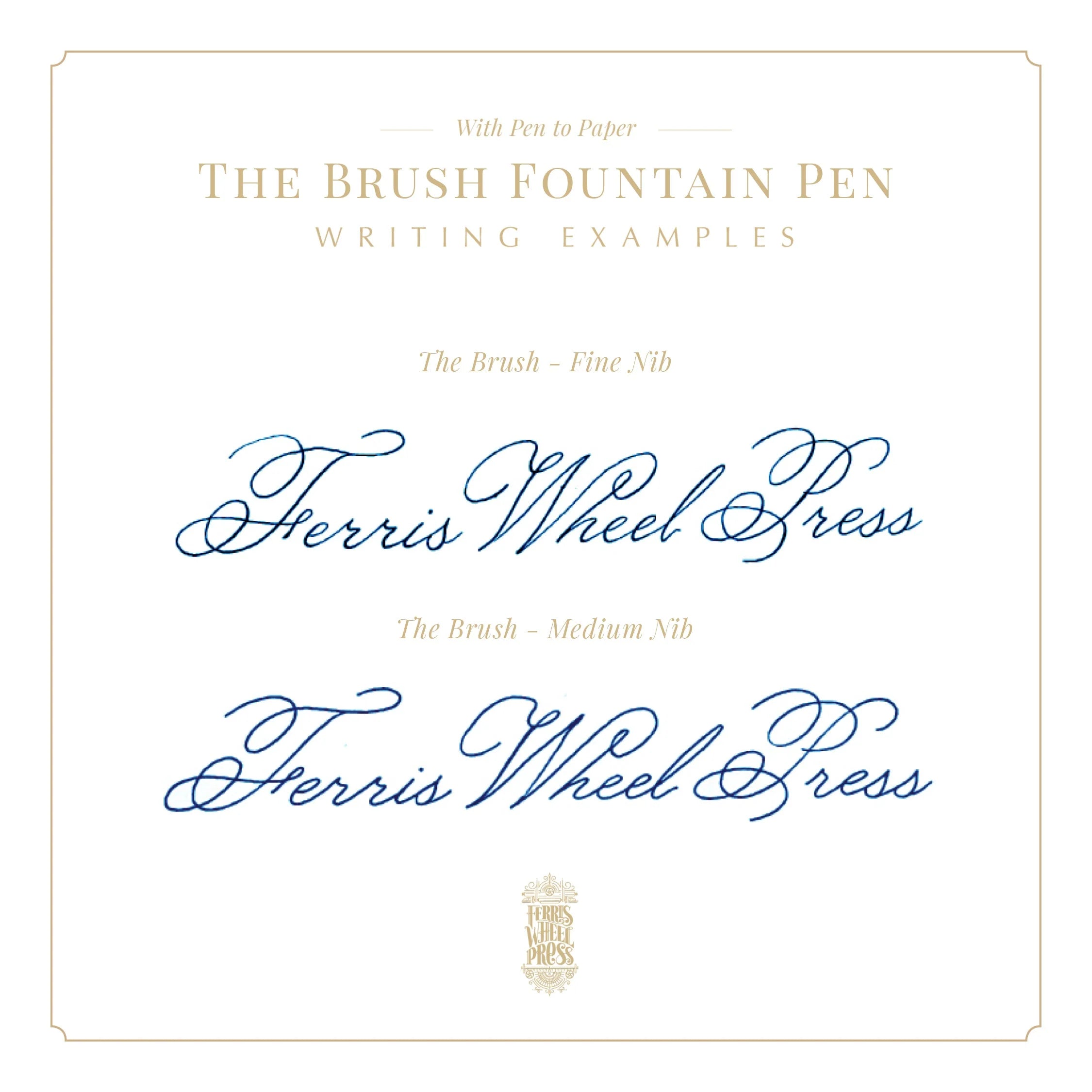 FERRIS WHEEL PRESS Carousel Fountain Pen-Fine Feathered Flight