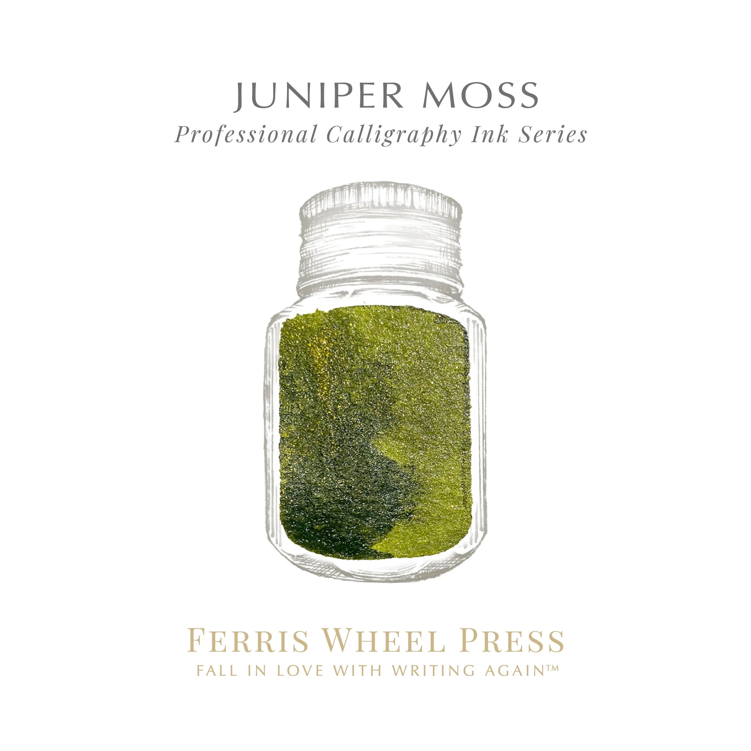FERRIS WHEEL PRESS Calligraphy Ink 28ml Juniper Moss