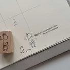 SOM Studio x msbulat Rubber Stamp: Moments I Imagine-Holding My Imagination
