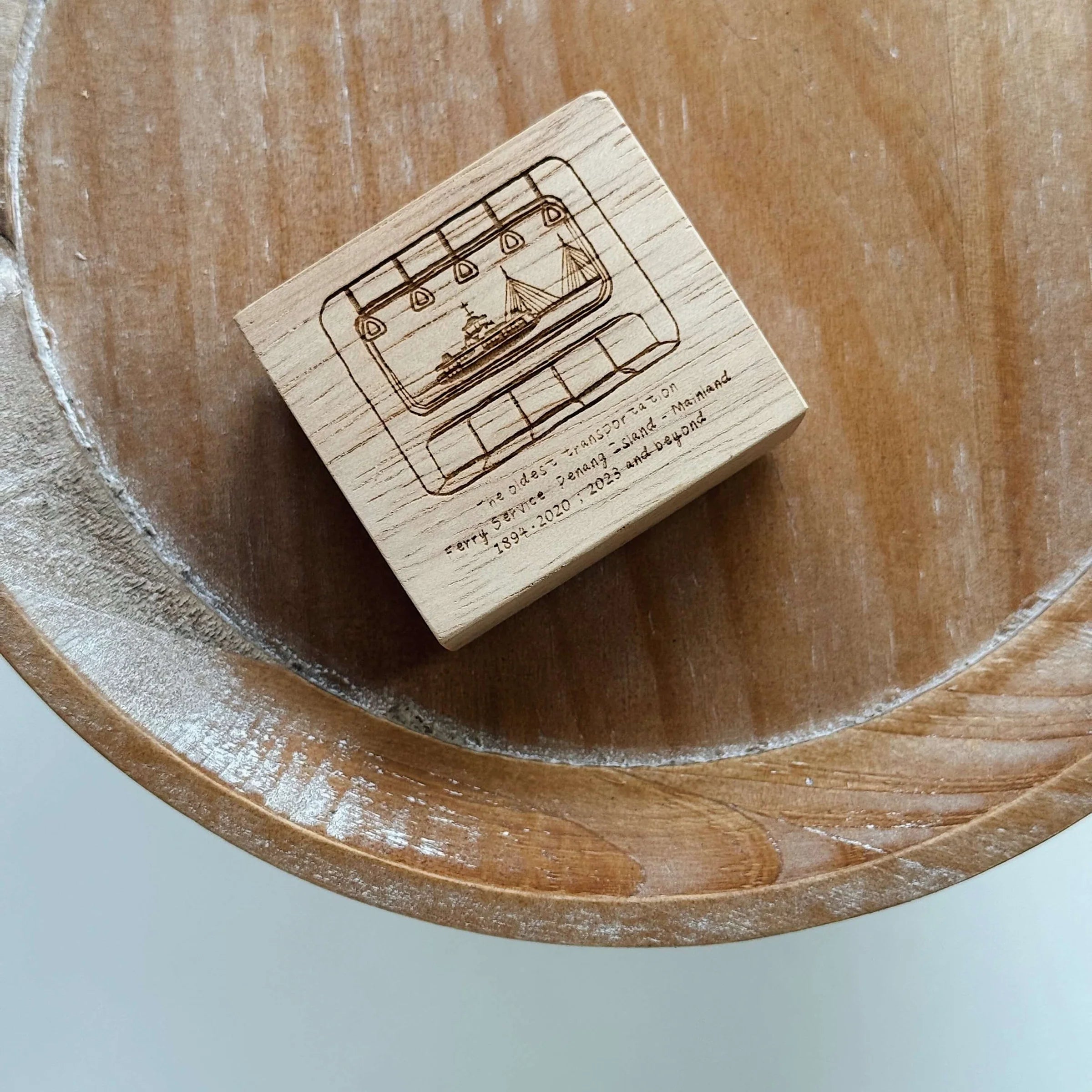 SOM Studio x chopdiam Rubber Stamp: My Hometown (The Penang Ferry Voyage)