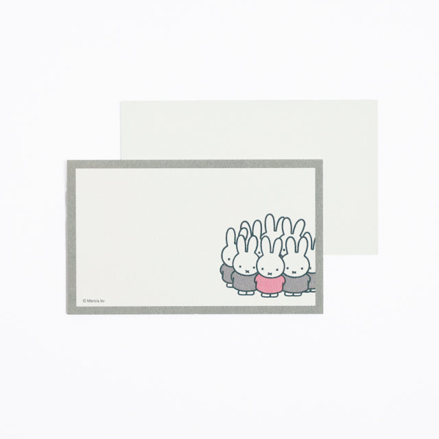MIFFY x greenflash Mini Card Set Gray