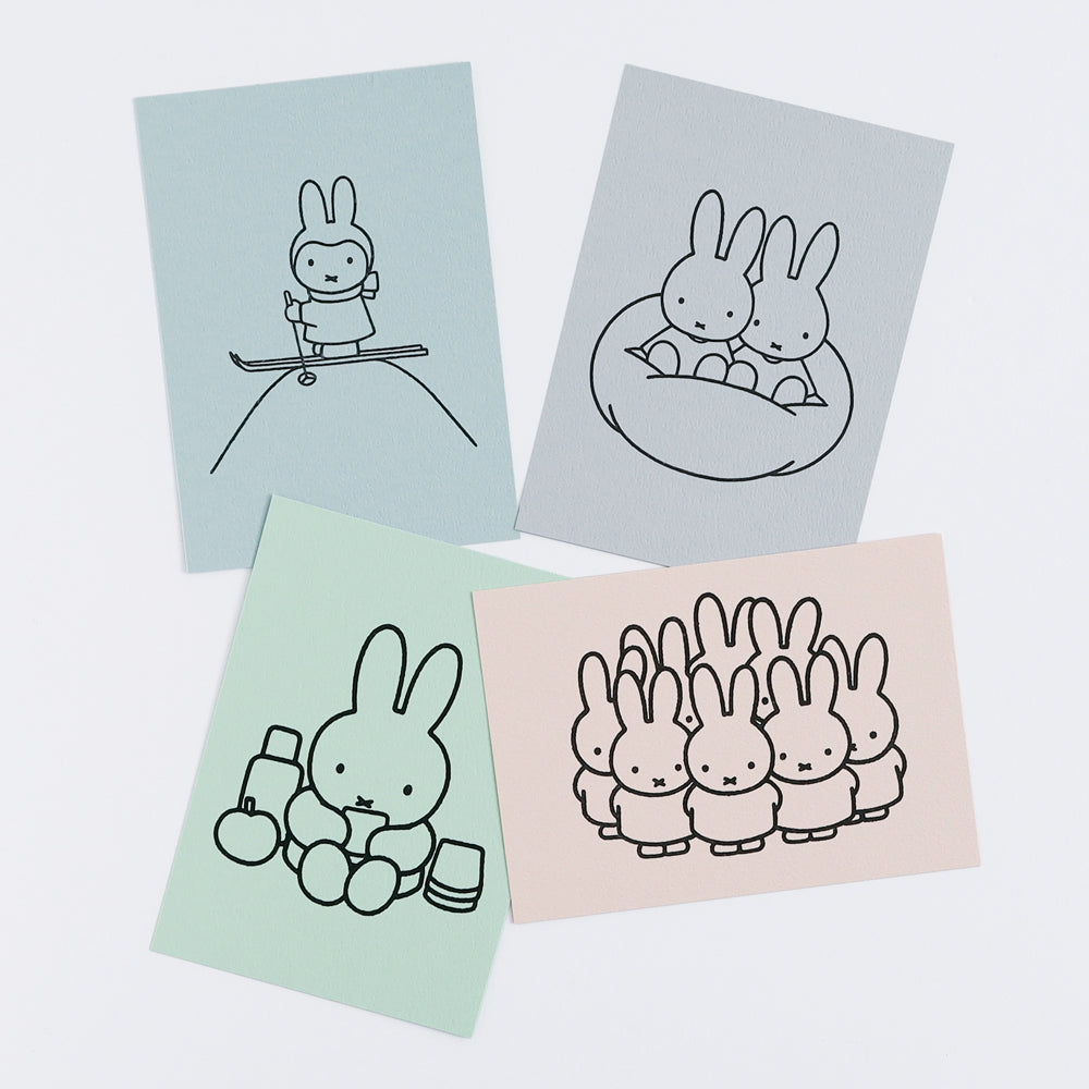 MIFFY x greenflash Postcard 10.5x14.8cm Blue