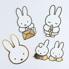 MIFFY x greenflash Diecut Postcard 10.5x14.8cm Gold