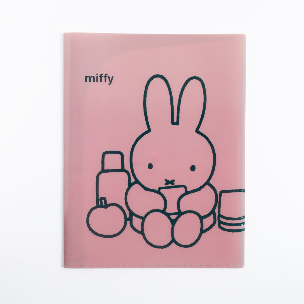 MIFFY x greenflash Clear Book File A4 Pink