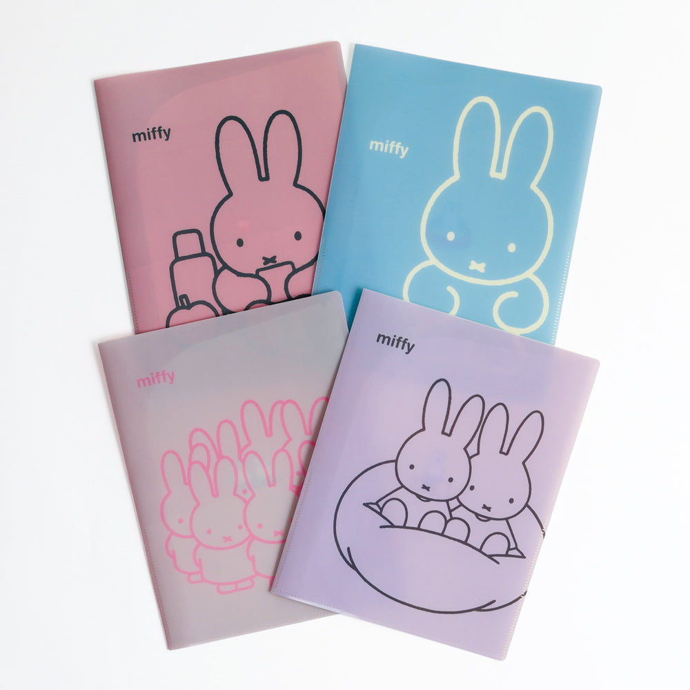 MIFFY x greenflash Clear Book File A4 Pink