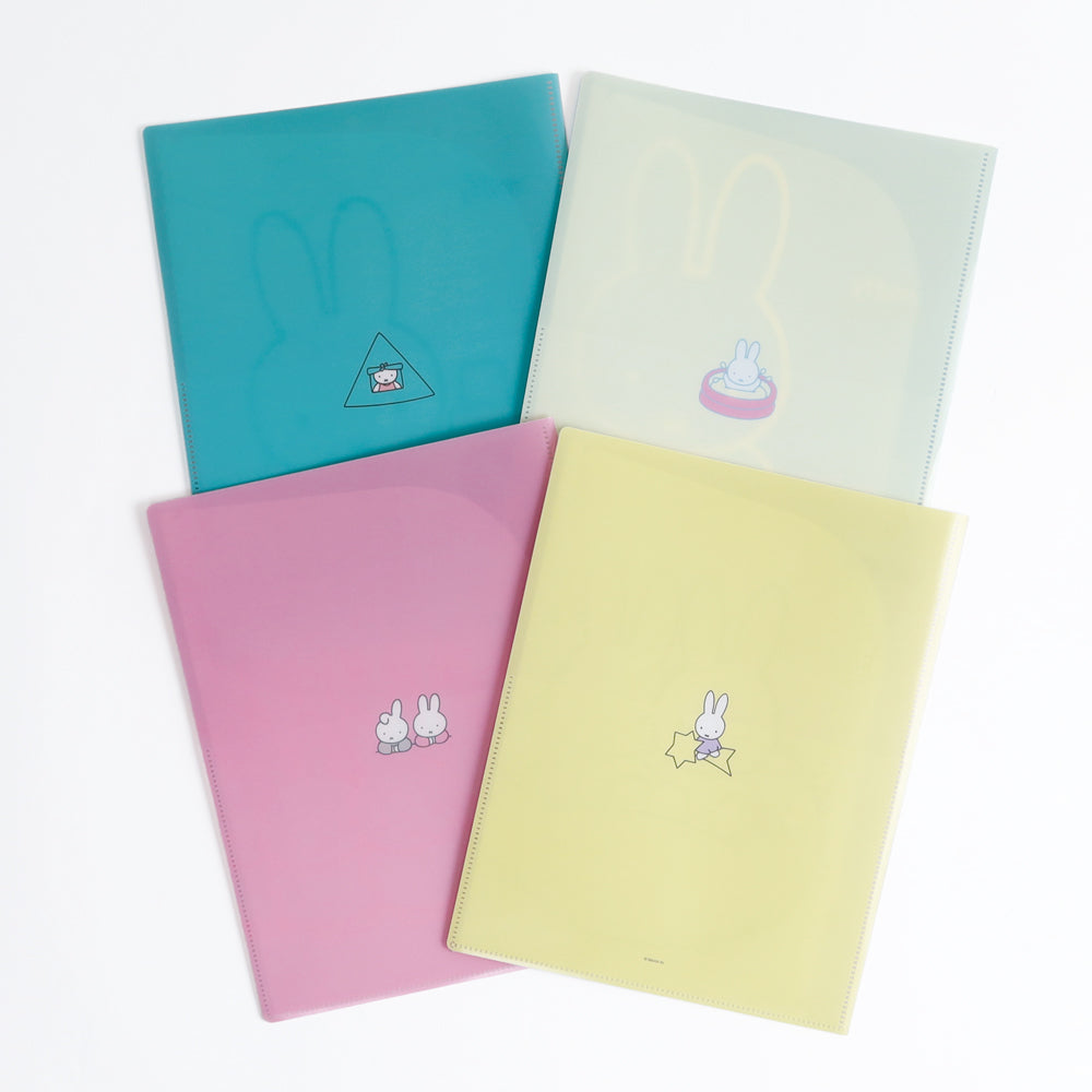 MIFFY x greenflash Clear Book File A4 Gray