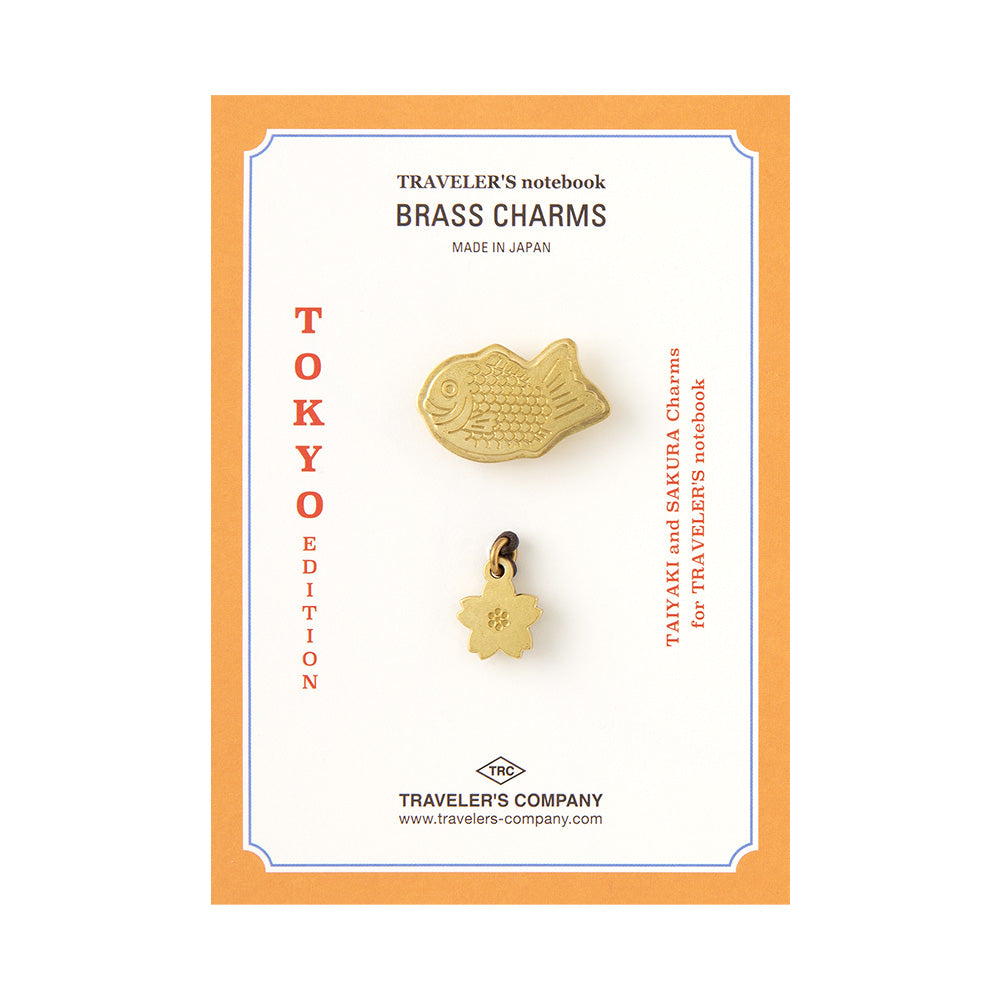 TRAVELERS Notebook TOKYO Brass Charm