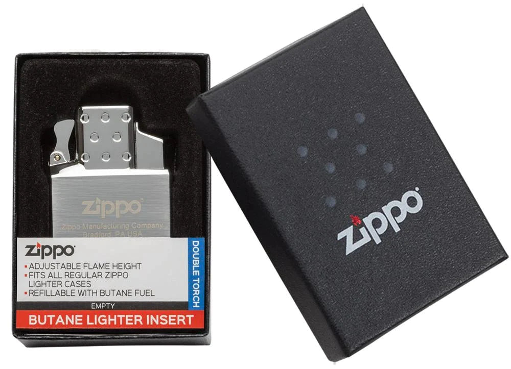 ZIPPO Lighter Butane Insert Double Torch Empty