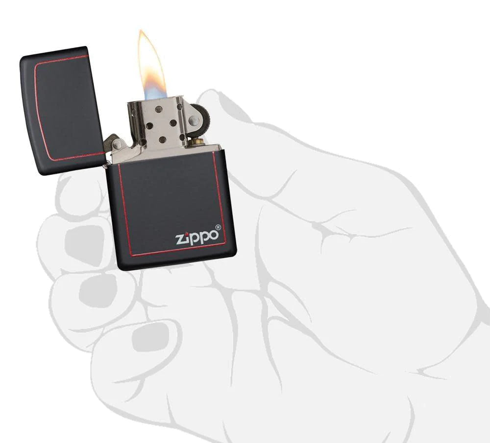 ZIPPO Lighter Black Matte with Border